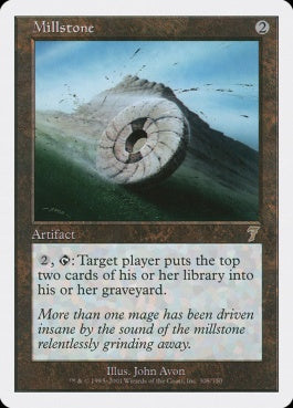 naokuroshop MTG [7ED][308][茶][R][EN][石臼/Millstone] NM