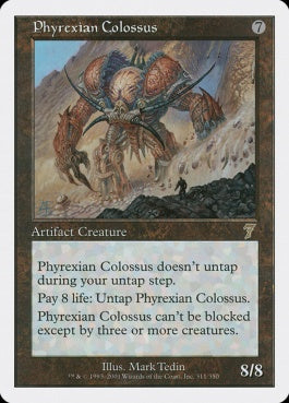 naokuroshop MTG [7ED][311][茶][R][EN][ファイレクシアの巨像/Phyrexian Colossus] NM