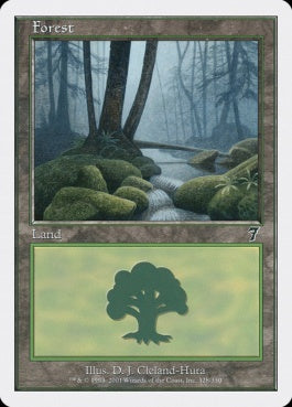 naokuroshop MTG [7ED][328][土地][C][JP][森/Forest] NM