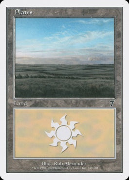 naokuroshop MTG [7ED][342][土地][C][JP][平地/Plains] NM