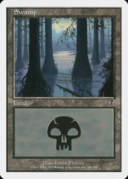 naokuroshop MTG [7ED][348][土地][C][JP][沼/Swamp] NM