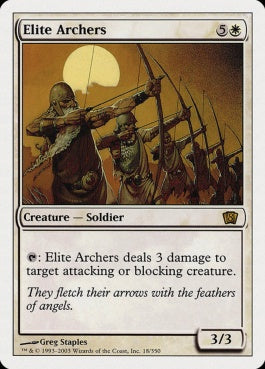 naokuroshop MTG [8ED][018][白][R][EN][精鋭なる射手/Elite Archers] NM