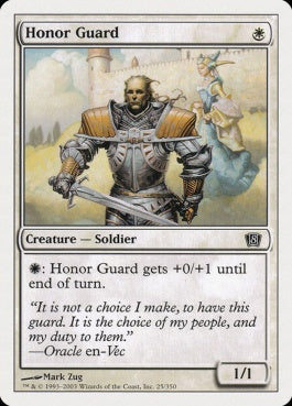 naokuroshop MTG [8ED][025][白][C][EN][儀仗兵/Honor Guard] NM