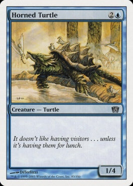 naokuroshop MTG [8ED][083][青][C][EN][角海亀/Horned Turtle] NM