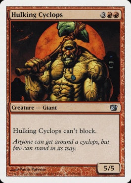 naokuroshop MTG [8ED][195][赤][U][EN][巨体のサイクロプス/Hulking Cyclops] NM