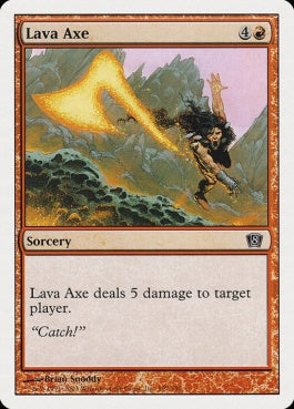 naokuroshop MTG [8ED][197][赤][C][JP][溶岩の斧/Lava Axe] NM