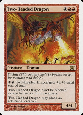 naokuroshop MTG [8ED][229][赤][R][JP][双頭のドラゴン/Two-Headed Dragon] NM