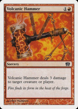 naokuroshop MTG [8ED][231][赤][C][JP][火山の鎚/Volcanic Hammer] NM