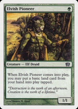 naokuroshop MTG [8ED][243][緑][C][EN][エルフの開拓者/Elvish Pioneer] NM