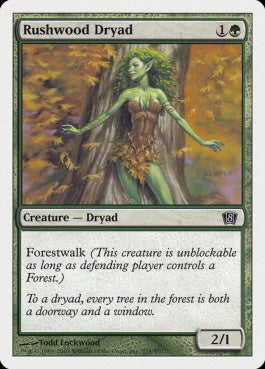 naokuroshop MTG [8ED][278][緑][C][EN][ラッシュウッドのドライアド/Rushwood Dryad] NM