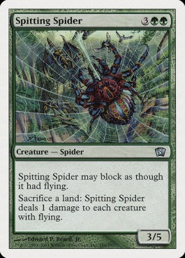 naokuroshop MTG [8ED][280][緑][U][EN][毒吐き蜘蛛/Spitting Spider] NM