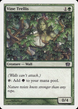 naokuroshop MTG [8ED][287][緑][C][EN][ぶどう棚/Vine Trellis] NM