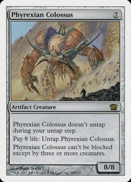 naokuroshop MTG [8ED][309][茶][R][JP][ファイレクシアの巨像/Phyrexian Colossus] NM