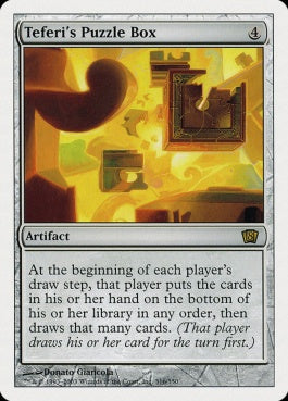 naokuroshop MTG [8ED][316][茶][R][EN][テフェリーの細工箱/Teferi's Puzzle Box] NM