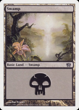 naokuroshop MTG [8ED][341][土地][C][EN][沼/Swamp] NM