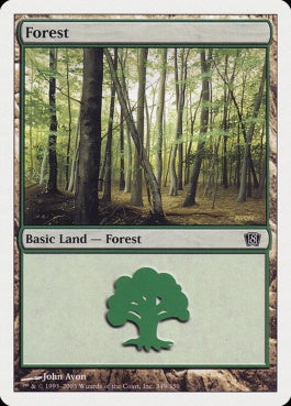 naokuroshop MTG [8ED][349][土地][C][JP][森/Forest] NM