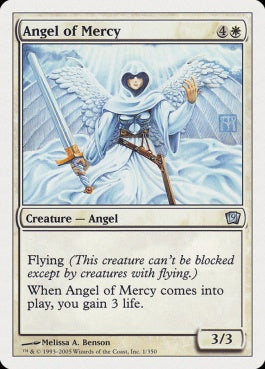 naokuroshop MTG [9ED][001][白][U][EN][慈悲の天使/Angel of Mercy] NM