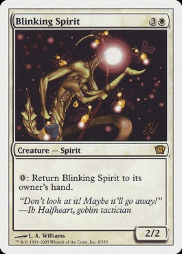 naokuroshop MTG [9ED][008][白][R][JP][またたくスピリット/Blinking Spirit] NM