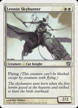 naokuroshop MTG [9ED][025][白][U][EN][レオニンの空狩人/Leonin Skyhunter] NM