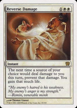 naokuroshop MTG [9ED][035][白][R][EN][ダメージ反転/Reverse Damage] NM