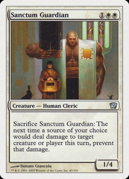 naokuroshop MTG [9ED][040][白][U][EN][聖域の守護者/Sanctum Guardian] NM