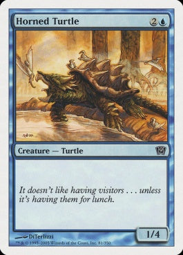 naokuroshop MTG [9ED][081][青][C][EN][角海亀/Horned Turtle] NM