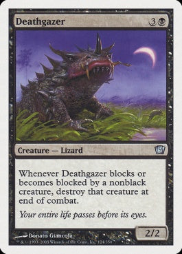 naokuroshop MTG [9ED][124][黒][U][EN][凶眼のトカゲ/Deathgazer] NM