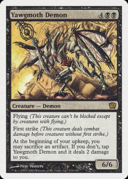 naokuroshop MTG [9ED][170][黒][R][EN][ヨーグモスの悪魔/Yawgmoth Demon] NM