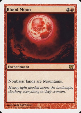 naokuroshop MTG [9ED][176][赤][R][EN][血染めの月/Blood Moon] NM