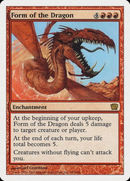 naokuroshop MTG [9ED][187][赤][R][EN][ドラゴン変化/Form of the Dragon] NM