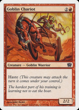 naokuroshop MTG [9ED][191][赤][C][EN][ゴブリンの戦車/Goblin Chariot] NM