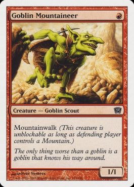 naokuroshop MTG [9ED][193][赤][C][EN][ゴブリンの山岳民/Goblin Mountaineer] NM