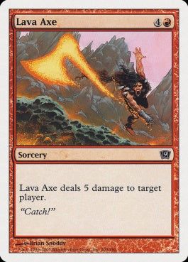 naokuroshop MTG [9ED][200][赤][C][JP][溶岩の斧/Lava Axe] NM