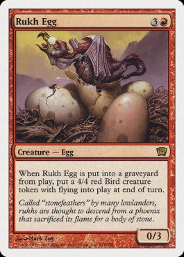 naokuroshop MTG [9ED][214][赤][R][EN][ルフ鳥の卵/Rukh Egg] NM