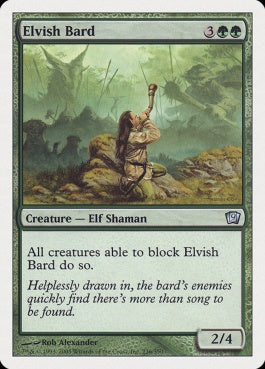 naokuroshop MTG [9ED][236][緑][U][JP][エルフの吟遊詩人/Elvish Bard] NM