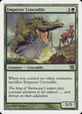 naokuroshop MTG [9ED][241][緑][R][JP][皇帝クロコダイル/Emperor Crocodile] NM