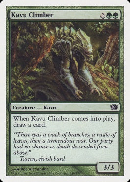 naokuroshop MTG [9ED][249][緑][C][EN][木登りカヴー/Kavu Climber] NM