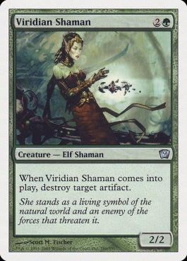 naokuroshop MTG [9ED][280][緑][U][EN][ヴィリジアンのシャーマン/Viridian Shaman] NM