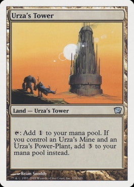 naokuroshop MTG [9ED][329][土地][U][JP][ウルザの塔/Urza's Tower] NM