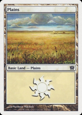 naokuroshop MTG [9ED][332][土地][C][EN][平地/Plains] NM