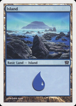 naokuroshop MTG [9ED][335][土地][C][JP][島/Island] NM