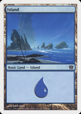 naokuroshop MTG [9ED][336][土地][C][JP][島/Island] NM