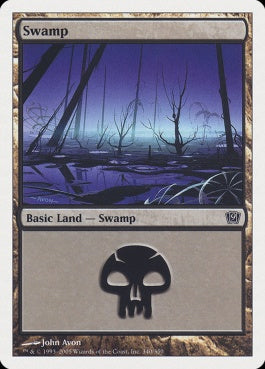 naokuroshop MTG [9ED][340][土地][C][EN][沼/Swamp] NM