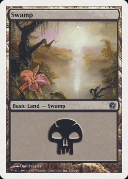 naokuroshop MTG [9ED][341][土地][C][EN][沼/Swamp] NM