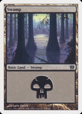 naokuroshop MTG [9ED][342][土地][C][EN][沼/Swamp] NM