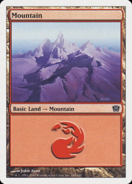 naokuroshop MTG [9ED][344][土地][C][JP][山/Mountain] NM