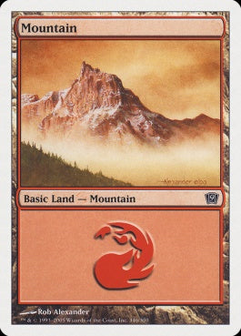 naokuroshop MTG [9ED][346][土地][C][JP][山/Mountain] NM