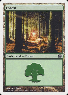 naokuroshop MTG [9ED][347][土地][C][JP][森/Forest] NM