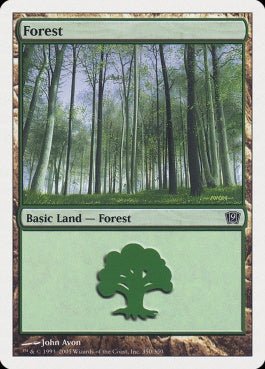 naokuroshop MTG [9ED][350][土地][C][JP][森/Forest] NM