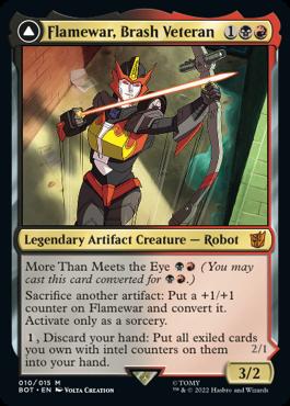 naokuroshop MTG [BOT][010][多][M][EN][無作法な古参兵、フレイムウォー/Flamewar, Brash Veteran] NM